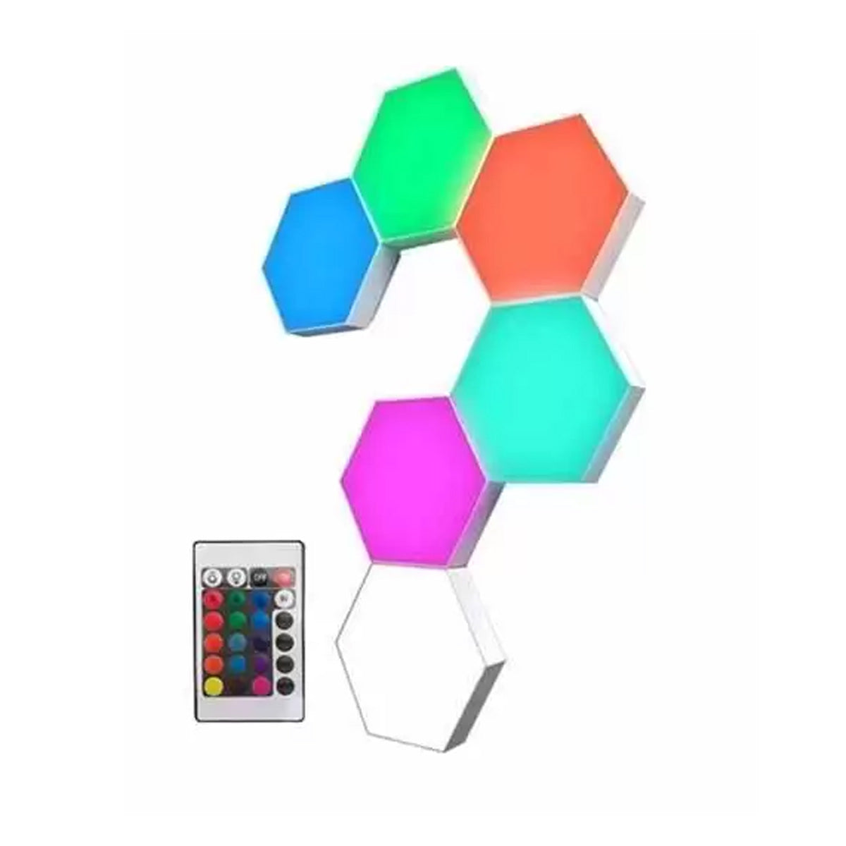 Luces LED De Pared hexágono 6 piezas