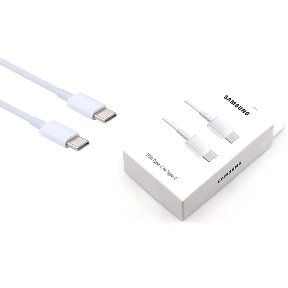 Cable de USB-C a conector USB-C (1 m) para Samsung Blanco
