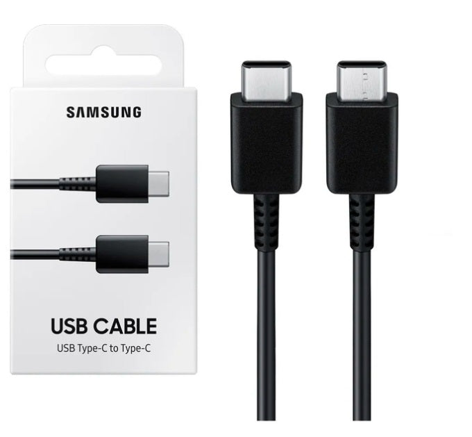 Cable de USB-C a conector USB-C (1 m) para Samsung Negro