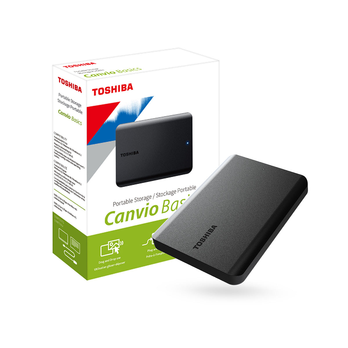 Disco Duro Toshiba 4TB USB 3.0 Externo Portátil.