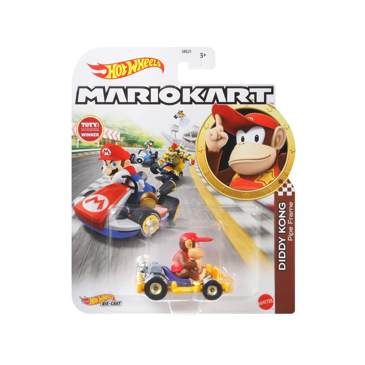 Hot Wheels Mario Kart Diddy Kong Pipe Frame