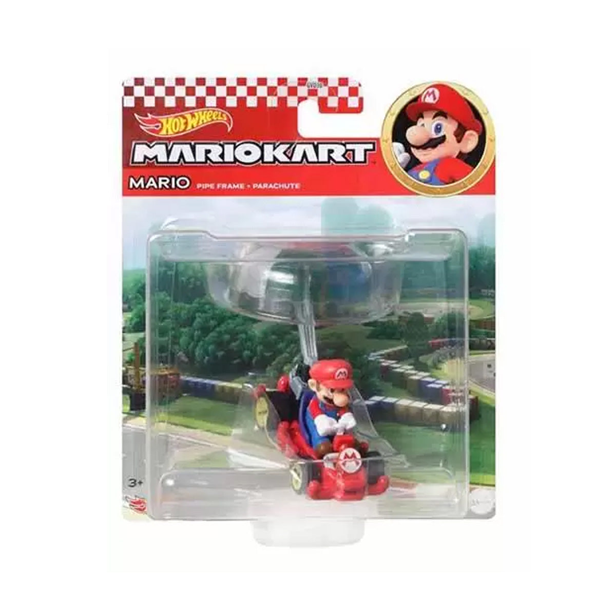Hot Wheels Mario Kart Pipe Frame & Parachute