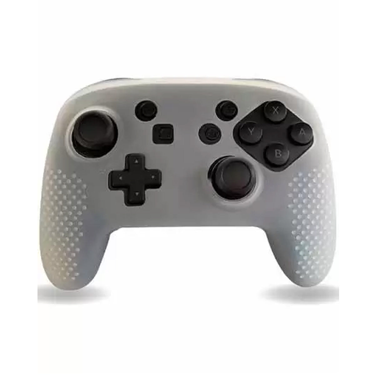 Goma Protectora De Silicon Pro Controller Nintendo Switch Blanco
