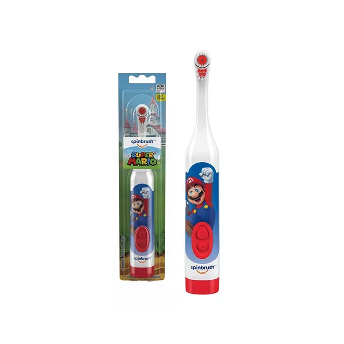 Cepillo de dientes eléctrico para niños de Super Mario Spinbrush