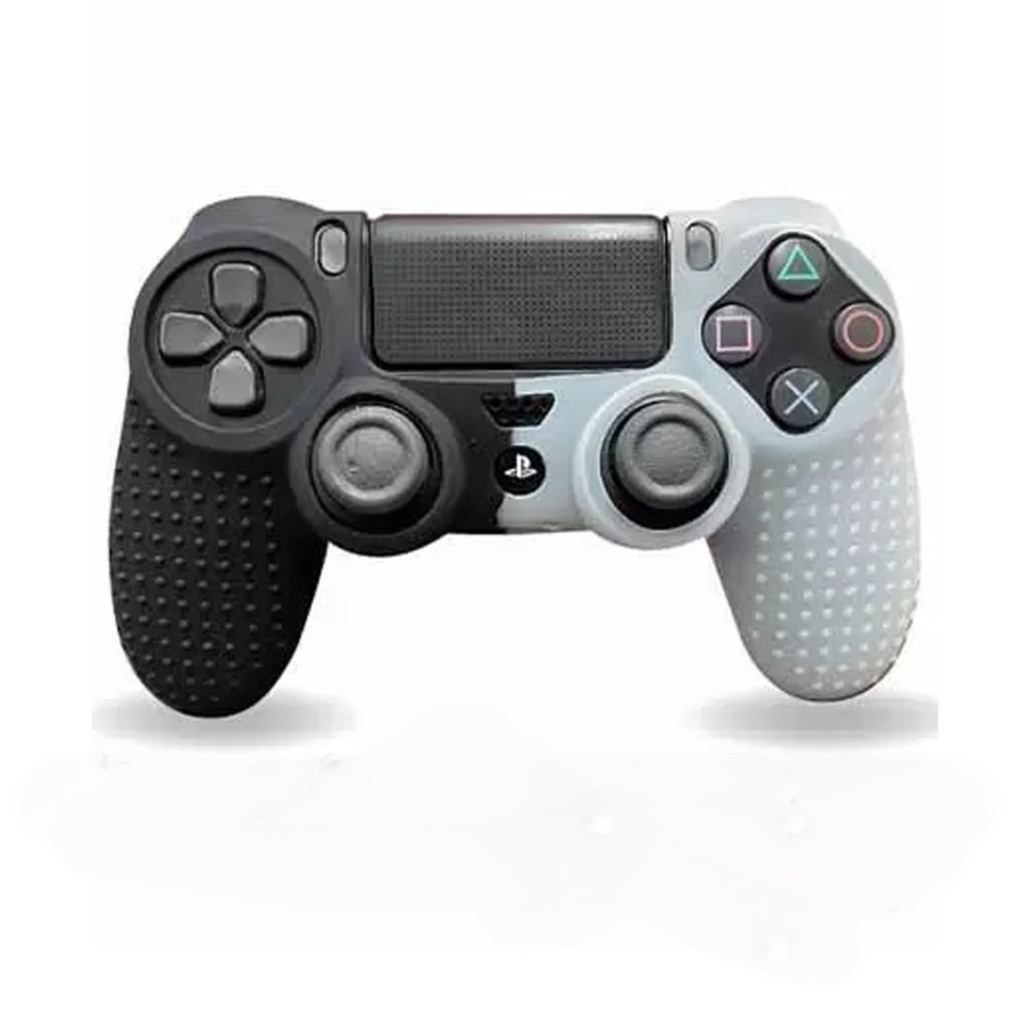 Gomas De Silicon Dualshock 4 Blanco & Negro