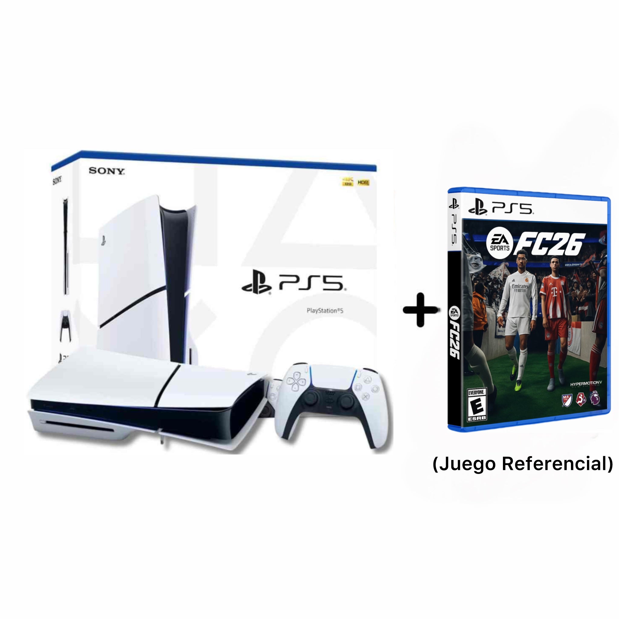 Consola Ps5 Slim con Lector de Disco (incluye juego a elección)