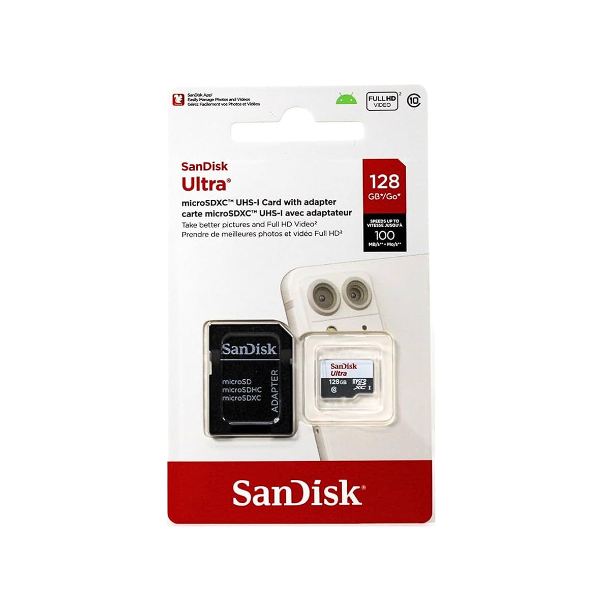 Memoria SanDisk Ultra con Adaptador 128 GB