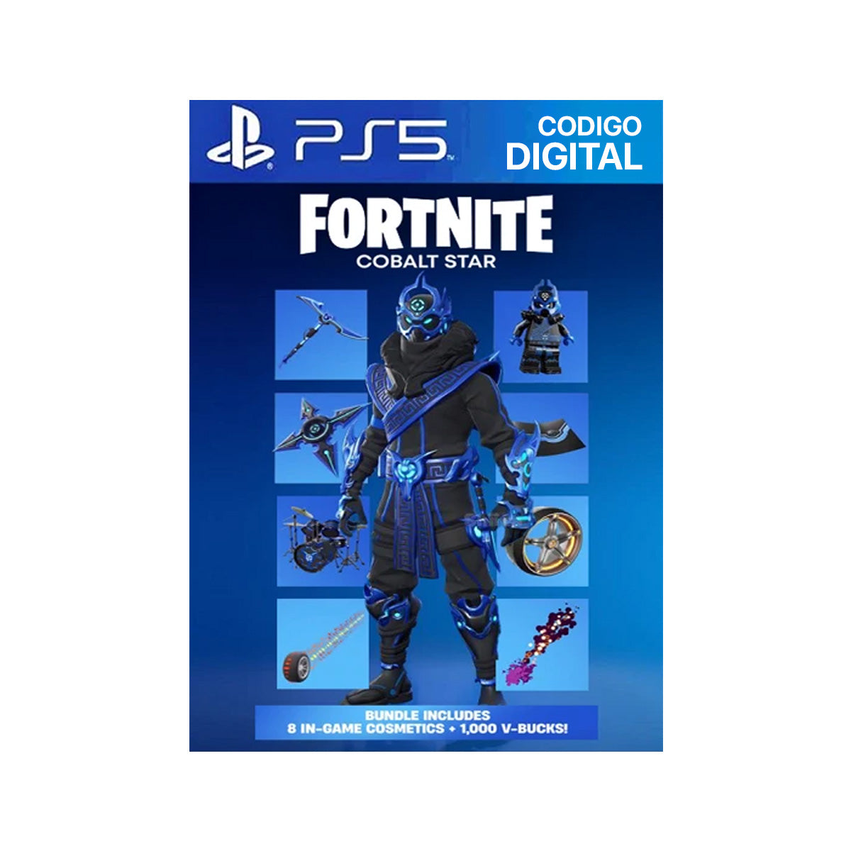 Bundle Fortnite Cobalt Star Ps5 Codigo Digital.