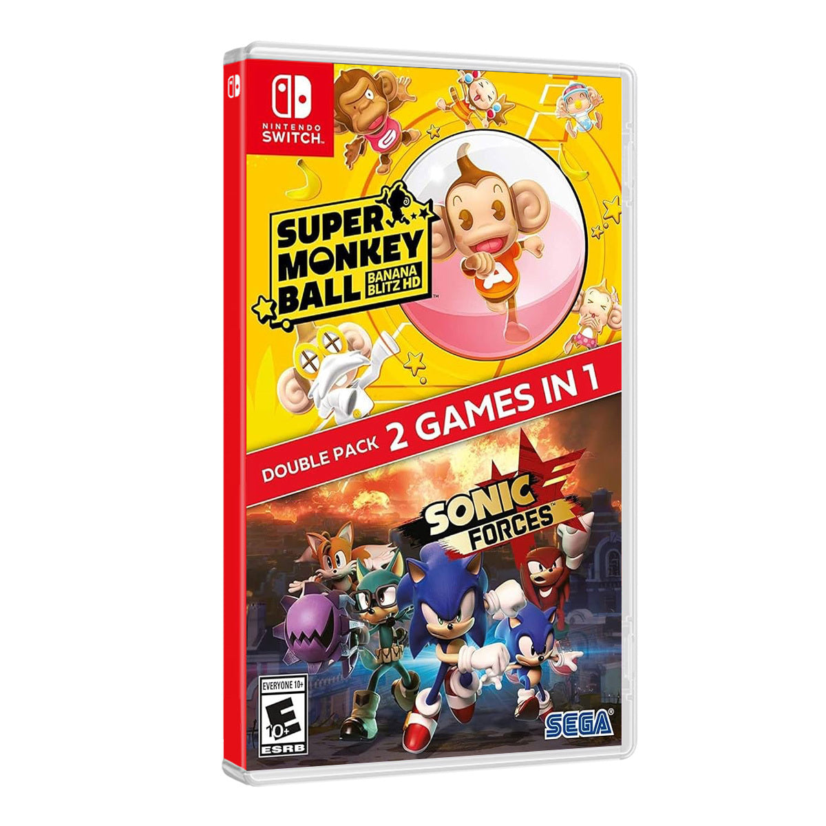 Sonic Forces + Super Monkey Ball: Banana Blitz HD Double Pack Nintendo Switch Fisico
