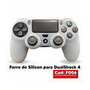 Gomas Protectoras De Silicon Ps4 Blanco