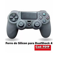 Gomas Protectoras De Silicon Ps4 Gris Oscuro