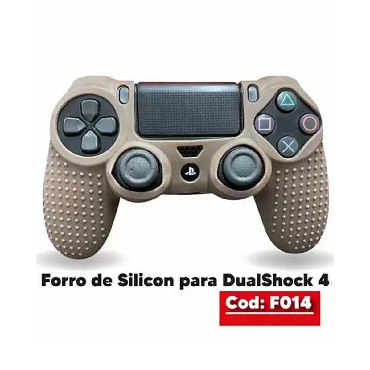 Gomas Protectoras De Silicon Ps4 Marron