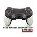 Gomas Protectoras De Silicon Ps4 Negro  & Blanco