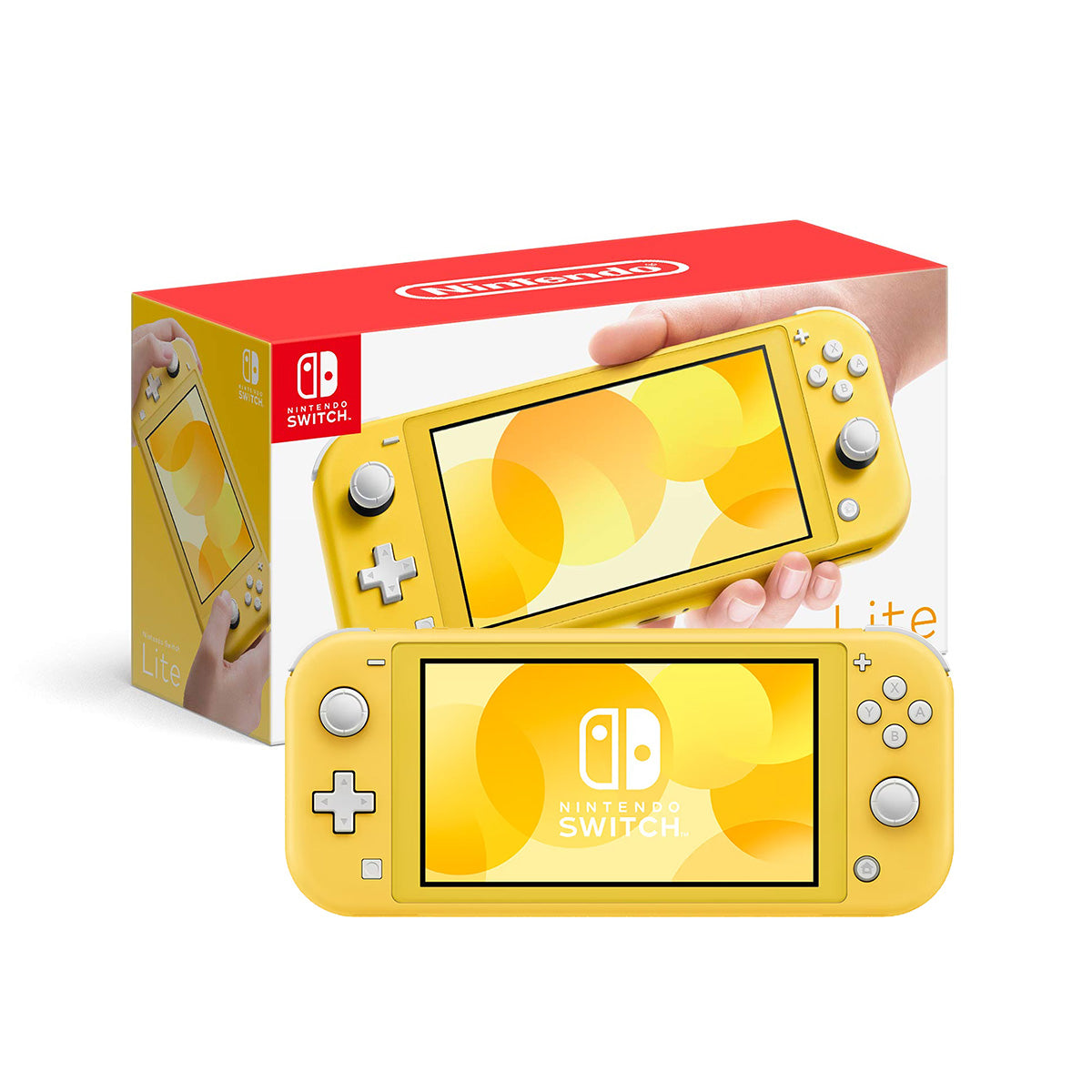 Consola Nintendo Switch Lite Amarilla (Incluye un Juego a elección +Vidrio Templado + Gomas para Joystick) Like New