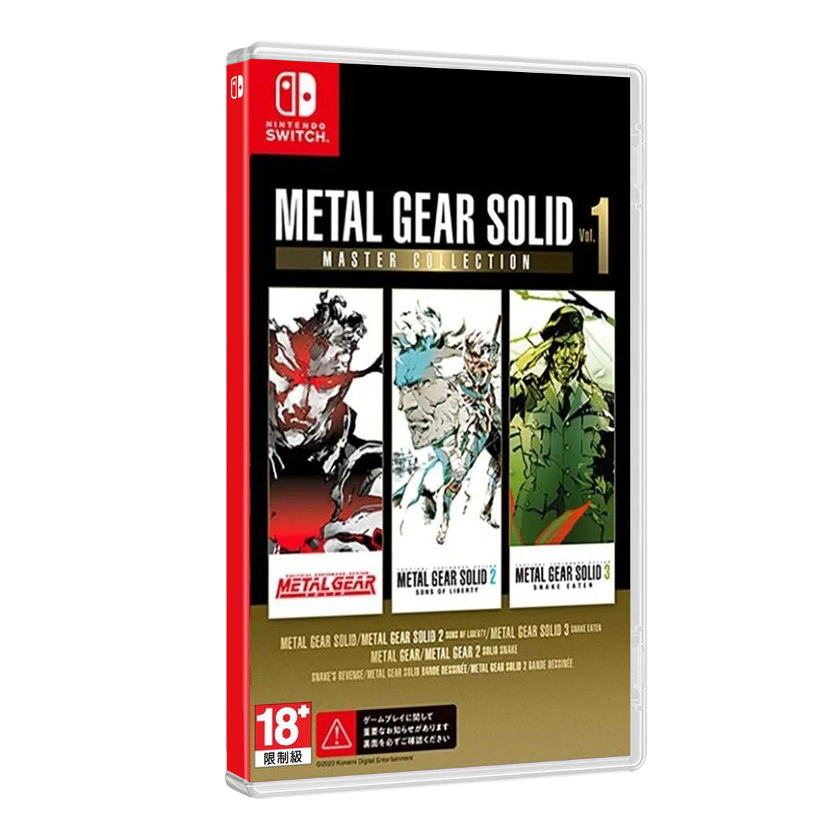 Metal Gear Solid Master Collection Vol. 1 Nintendo Switch Físico