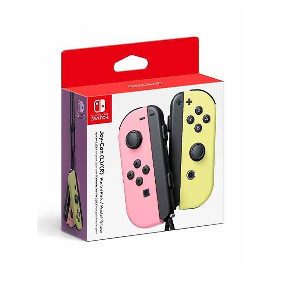 Control Nintendo Switch Joy Con L/R Pastel Pink & Pastel Yellow