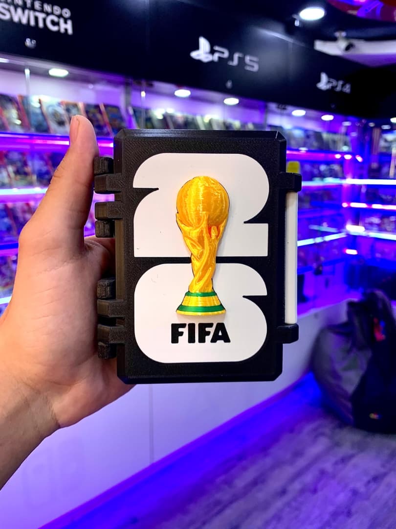 Cajita Doble para organizar barajitas repetidas Panini Impresión 3D