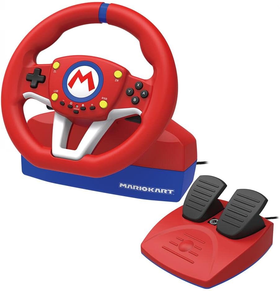 Mario Kart Racing Wheel Pro Mini HORI para Nintendo Switch Like New