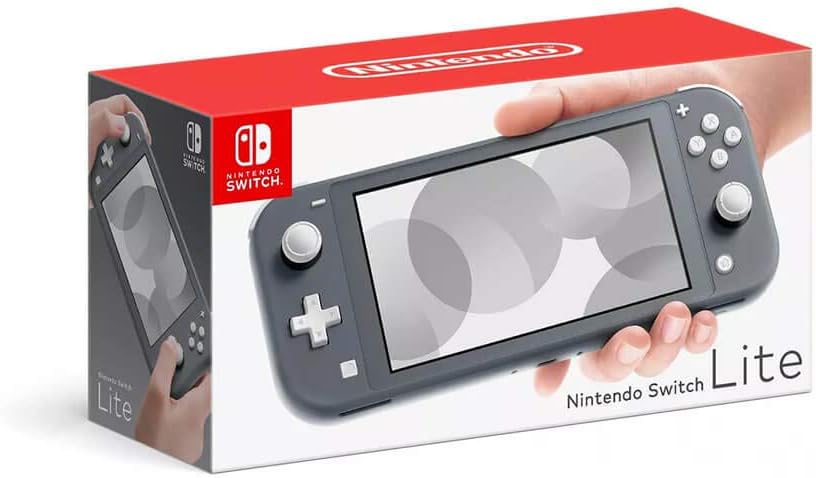 Nintendo Switch Lite Gris (Incluye juego a elección+Vidrio Templado + Gomas para Joystick)