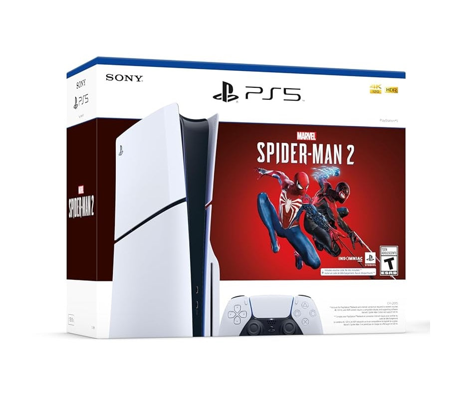 Consola Ps5 Slim con Lector de Disco Spidrman Like New (Incluye 1 Juego a elección)
