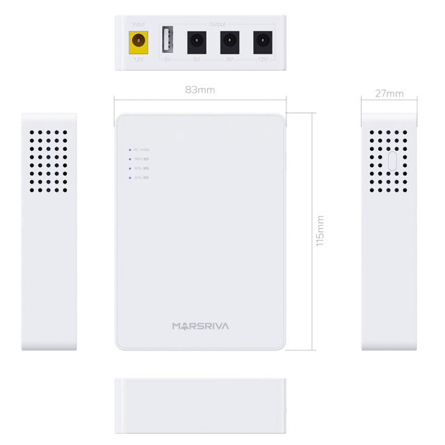 Mini Ups Marsriva Kp3 18w 10000mah