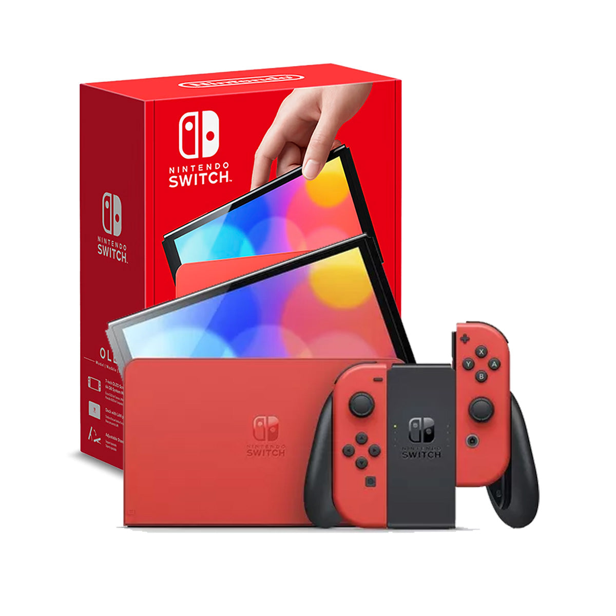 Consola Nintendo Switch OLED Mario Red Edition (Combo Incluye un juego + Vidrio Templado) Like New Cashea