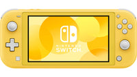 Consola Nintendo Switch Lite Anarillo Gris (Incluye 1 juego Usado a eleccion de Ragalo) Like New