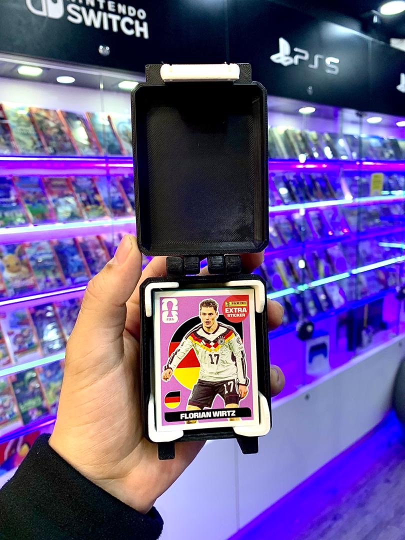 Cajita individual para organizar barajitas repetidas Panini Impresión 3D