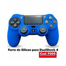 Gomas Protectoras De Silicon Ps4 Azul