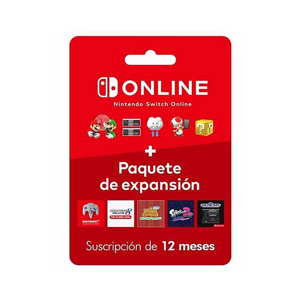 ESHOP MEMBRESÍA ONLINE POR 1 AÑO + PAQUETE DE EXPANSIÓN NINTENDO SWITCH [Digital Code]