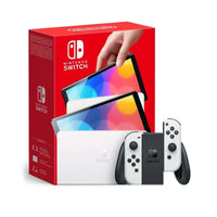 Consola Nintendo Switch OLED White Joy Con (Combo Incluye un juego + Vidrio Templado)