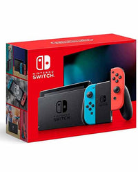 Consola Nintendo Switch - Neon Blue And Red Joy-Con (Combo Incluye un juego + Vidrio Templado + Goma Protectora)