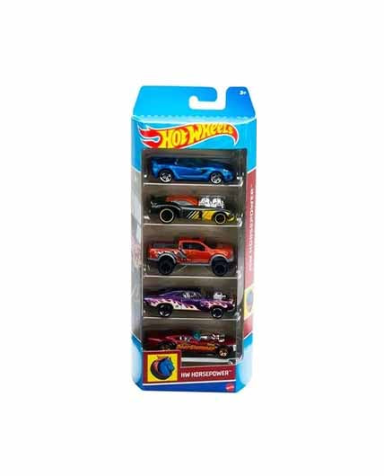 Hot Wheels Paquete de 5 HW Horsepower