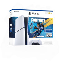 Consola Ps5 Slim Lectora de disco 1TB Fortnite Flowering Chaos Bundle Cashea