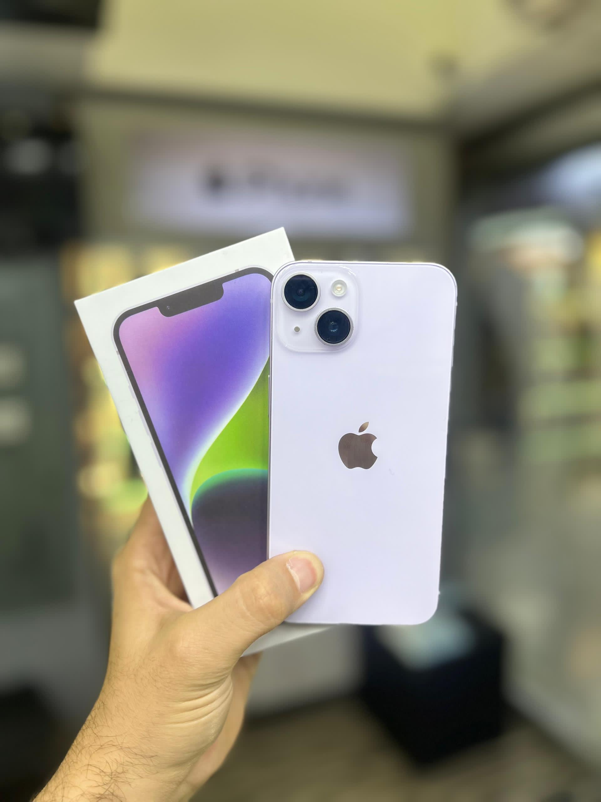 Apple Iphone 14 256 GB Morado (e-Sim) Batería 83% Like New