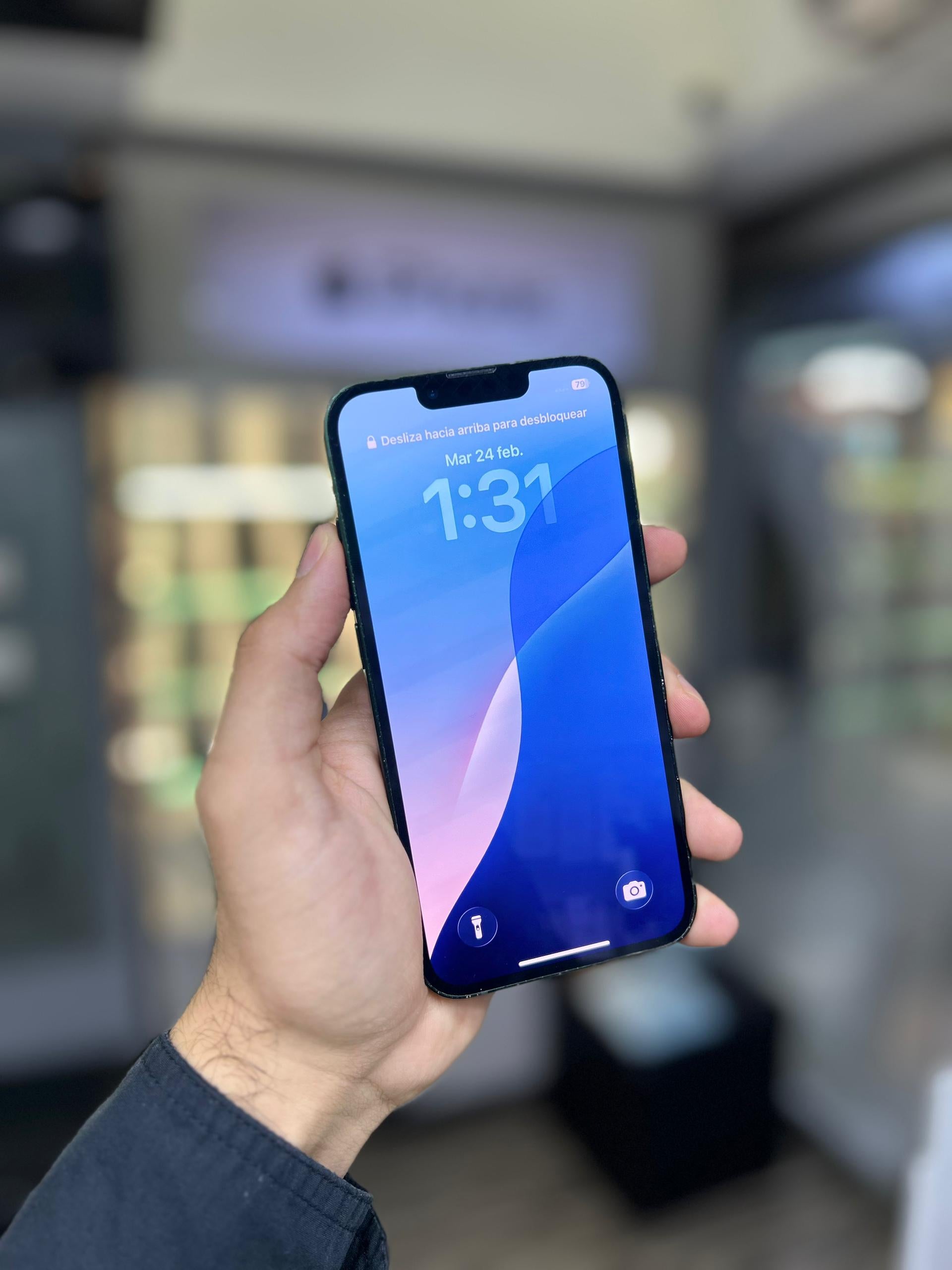 Apple Iphone 13 128 Gb Verde Batería 85% Like New