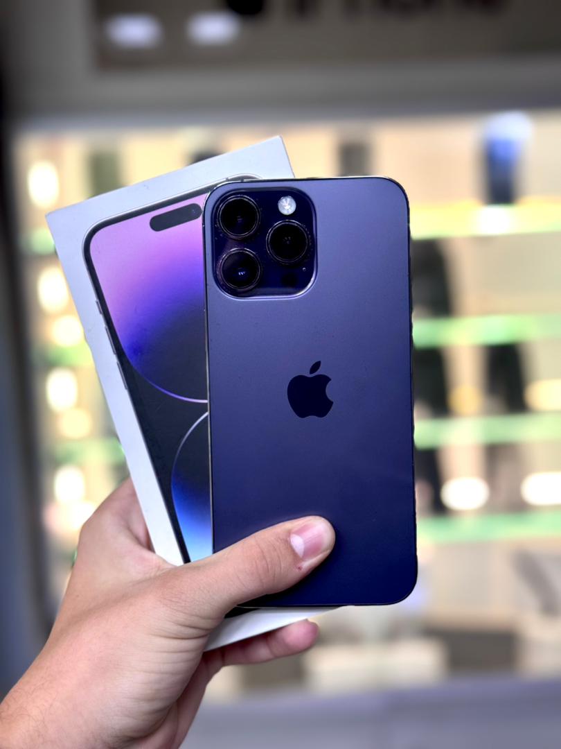 Apple iPhone 14 Pro Max 256 GB Morado (Dual-Sim) Batería 85% Like New
