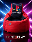 Sillon Puff Para Gamer Rojo