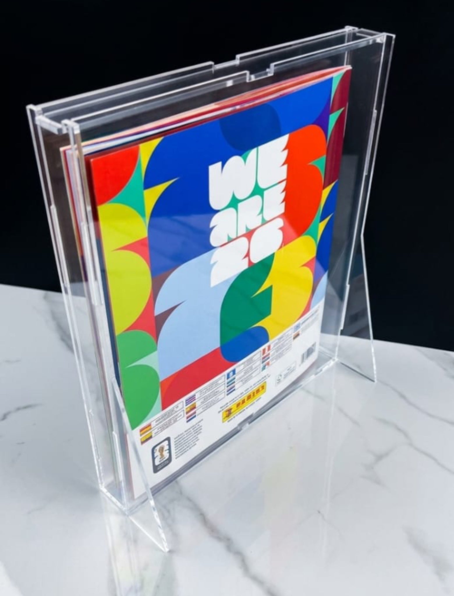 Porta Album Del Mundial De Acrílico Transparente Impresión 3D