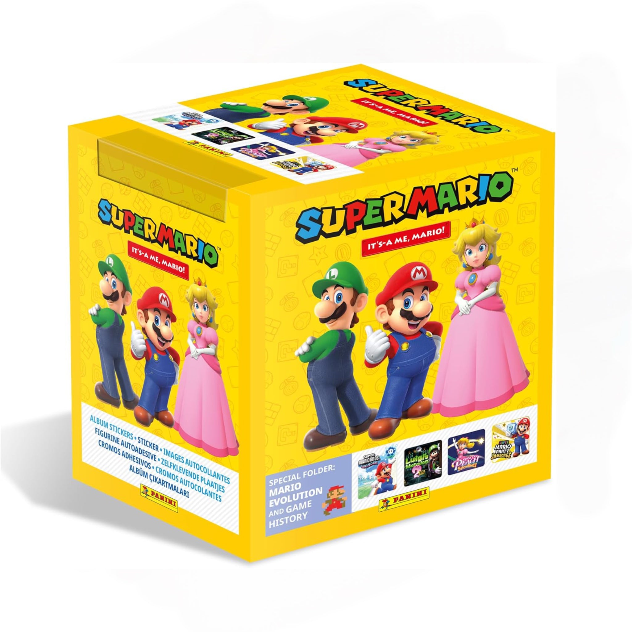 Super Mario Its a me Mario Caja de Barajitas Panini