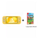 Consola Nintendo Switch Lite Anarillo Gris (Incluye 1 juego Usado a eleccion de Ragalo) Like New