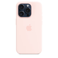 Forro Silicon iPhone 15 Pro Max Rosado Claro