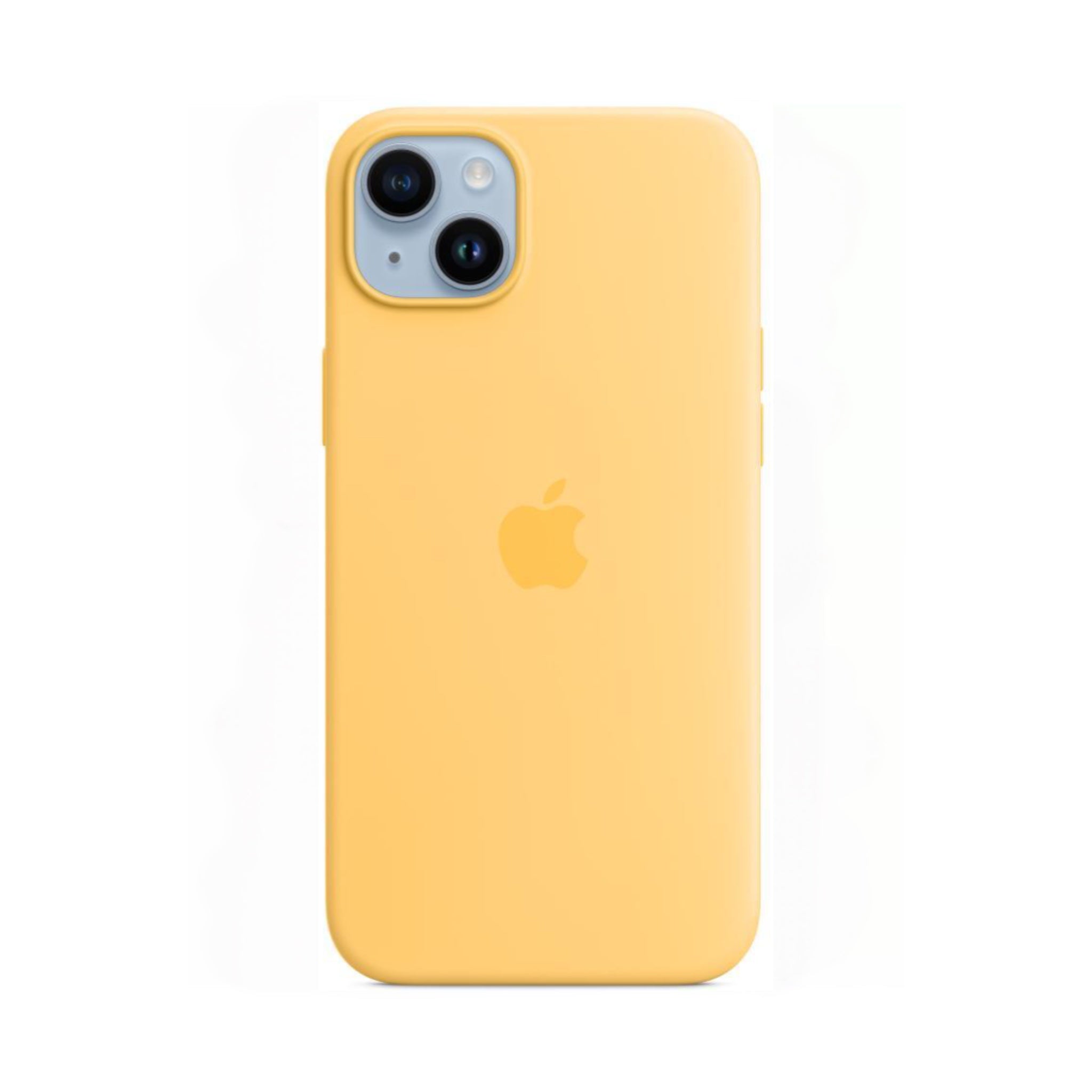 Forro Silicon iPhone 14 Plus Amarillo Oscuro