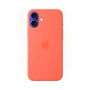 Forro Silicon iPhone 16 Naranja