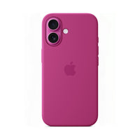 Forro Silicon iPhone 16 Fucsia