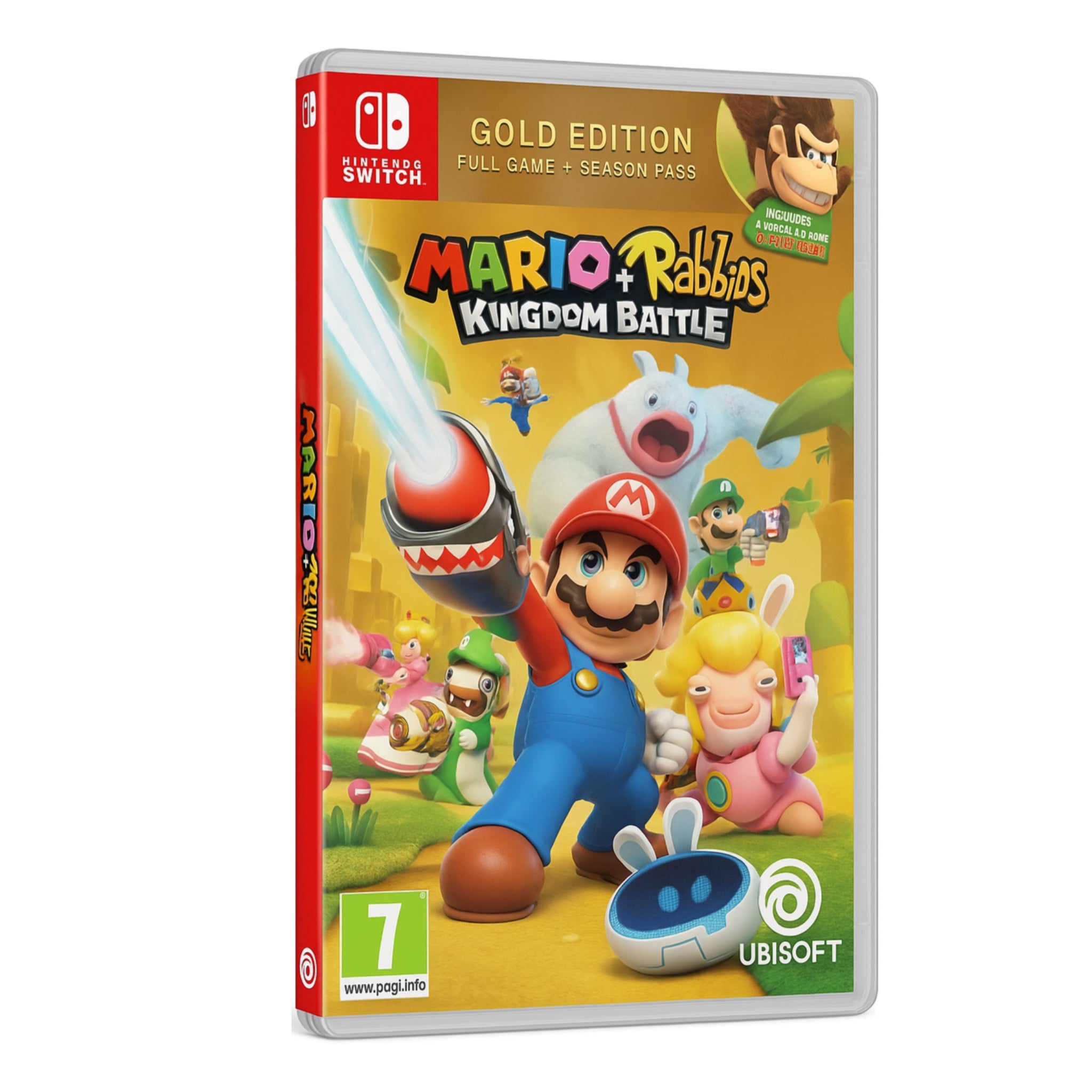 Mario Plus Rabbids Kingdom Battle Gold Edition Nintendo Switch Fisico