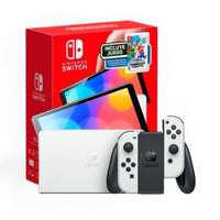 Nintendo Switch OLED with White Joy-Con + Super Mario Bros. Wonder Bundle