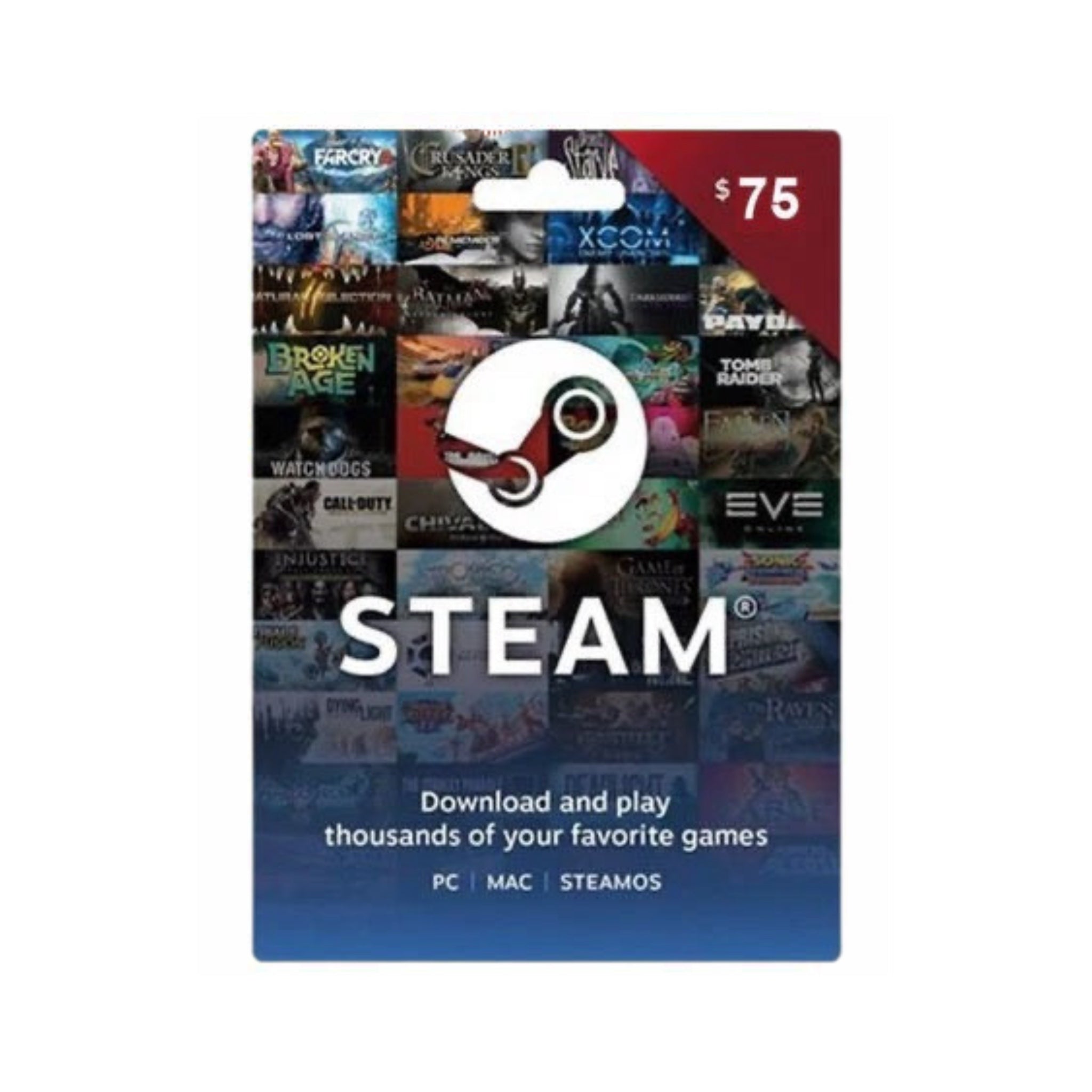 TARJETAS STEAM 75$ [Digital Code]