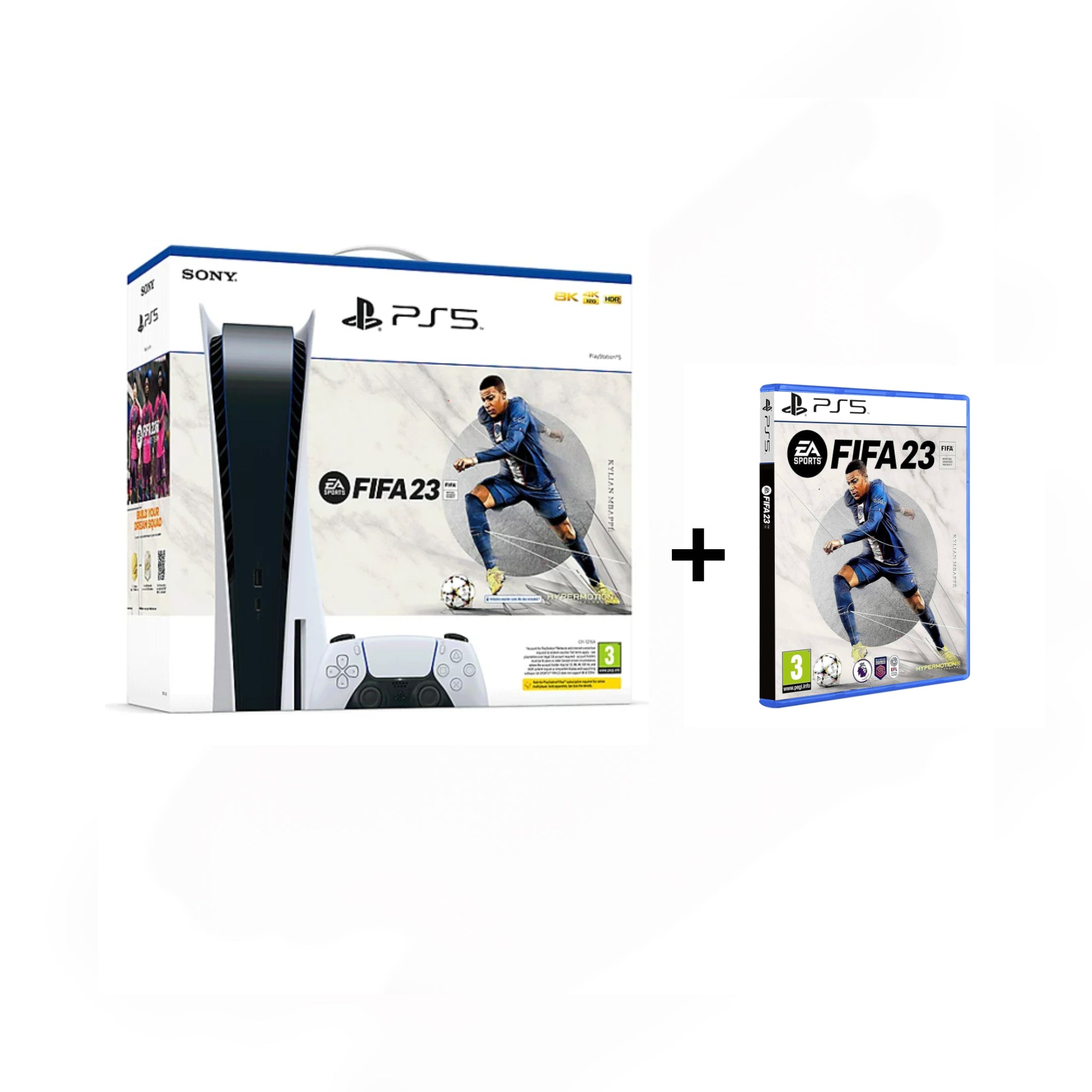 Consola Ps5 Fat con Lector de Disco Like New (Incluye 1 Juego Fifa 23)