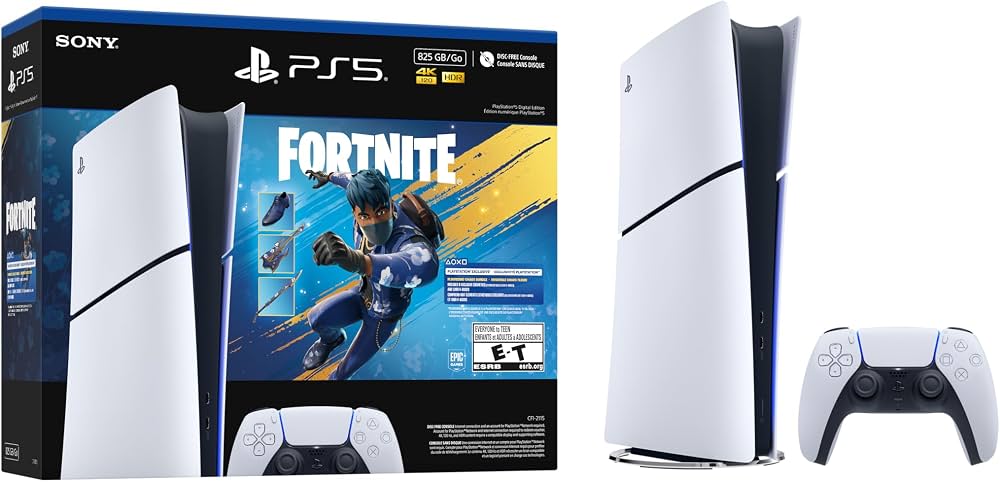 Consola Ps5 Slim Digital Edicion Fortnite Flowering Chaos Bundle 825 GB